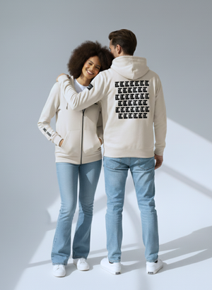 Zipper Hoodie Naturel